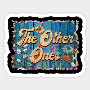 Vintage Ones Name Flowers Limited Edition Classic Styles Sticker